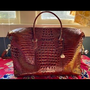 Used ONCE! / BRAHMIN - Duxbury Weekender- Pecan Melbourne